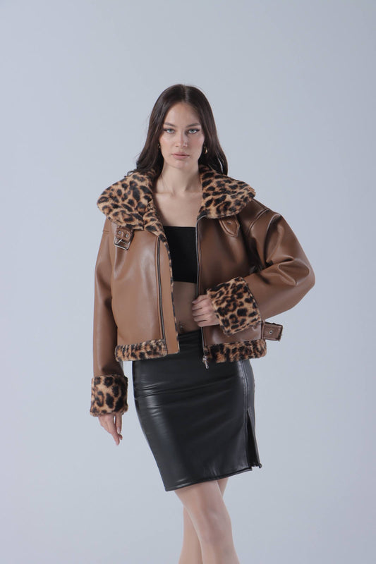 TIGER LEATHER JACKET