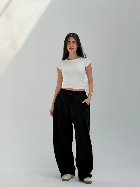 WIDE LEG SWEATPANTS