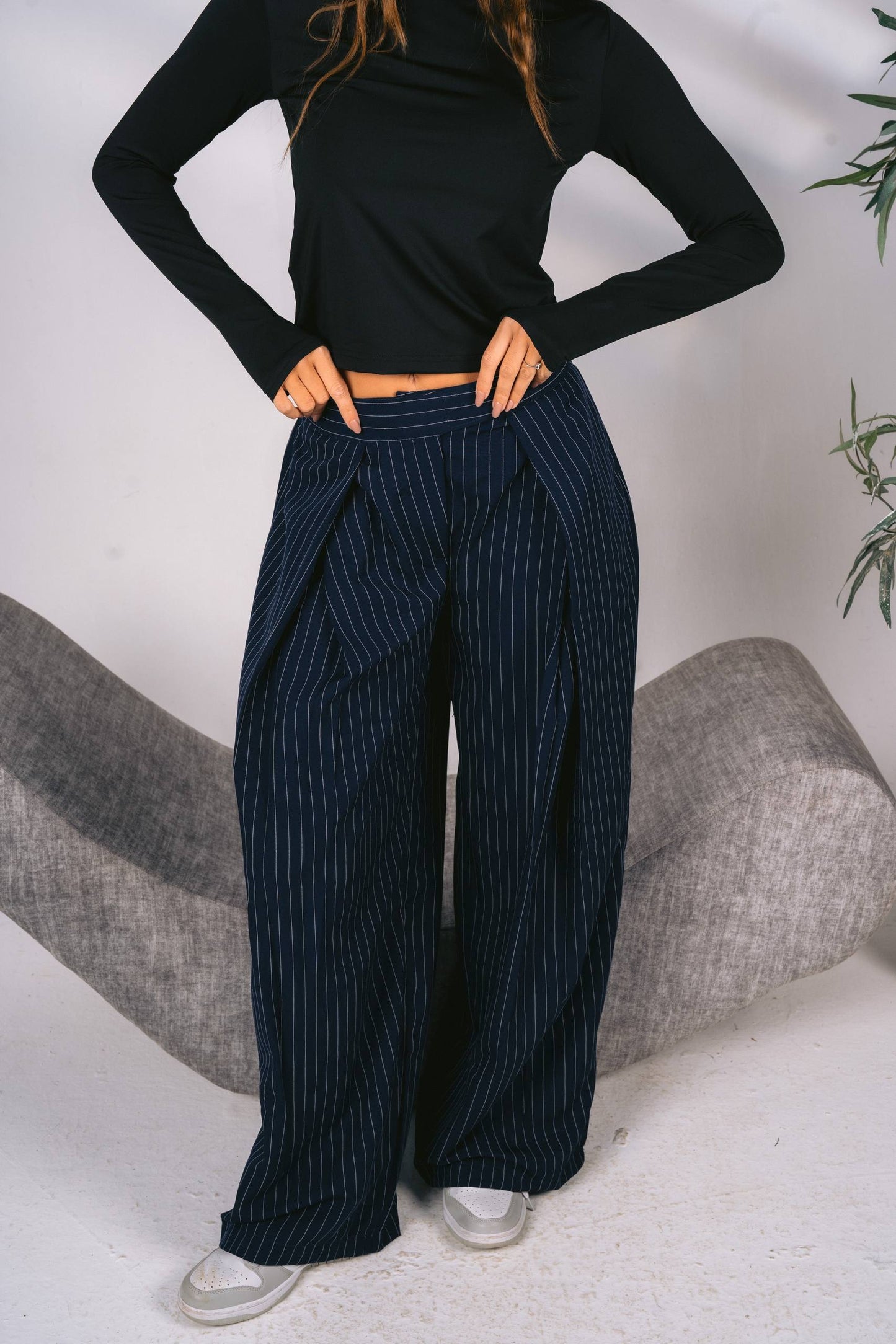 STRIPED PANTS 676