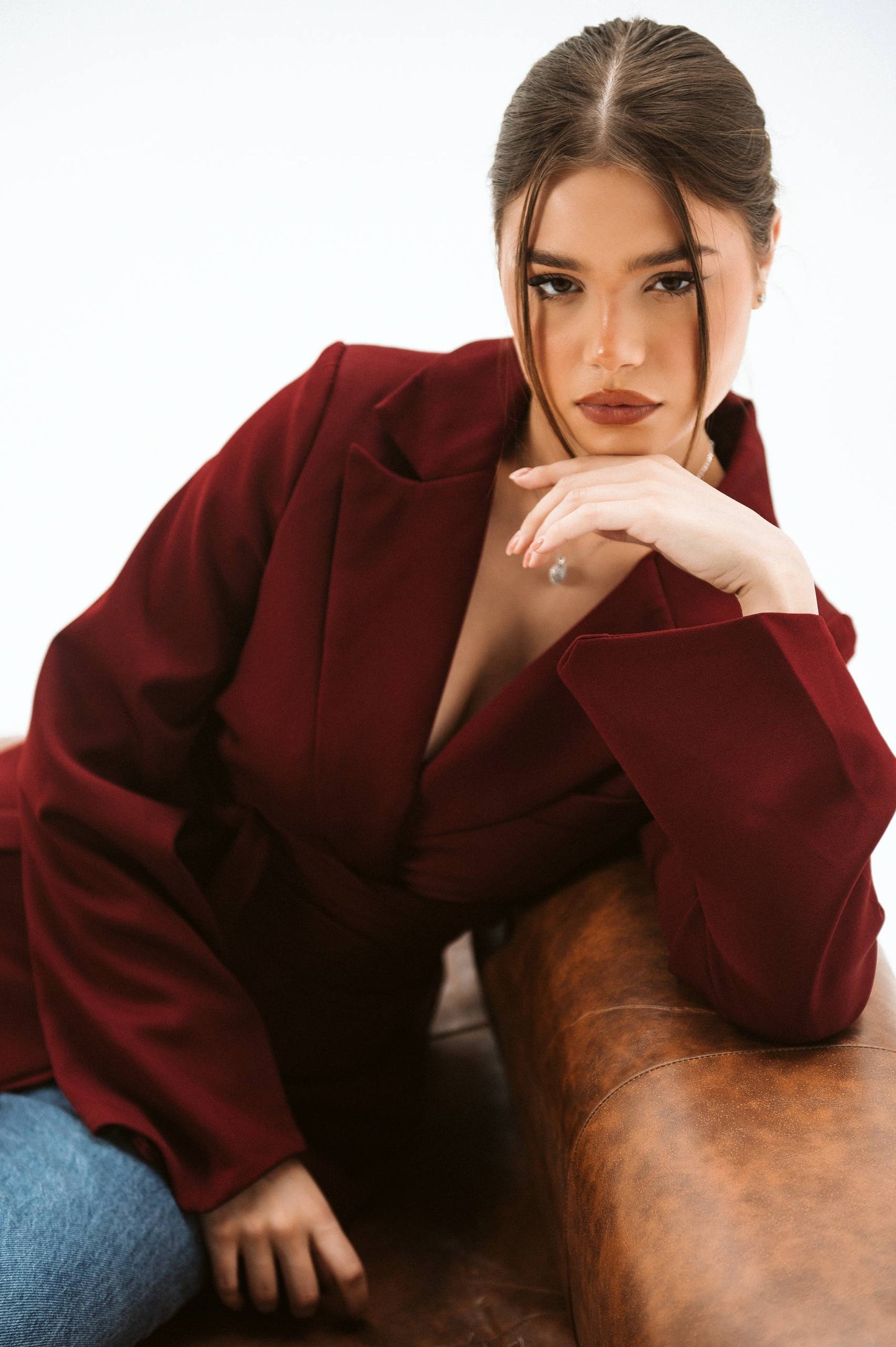 BELTED BLAZER