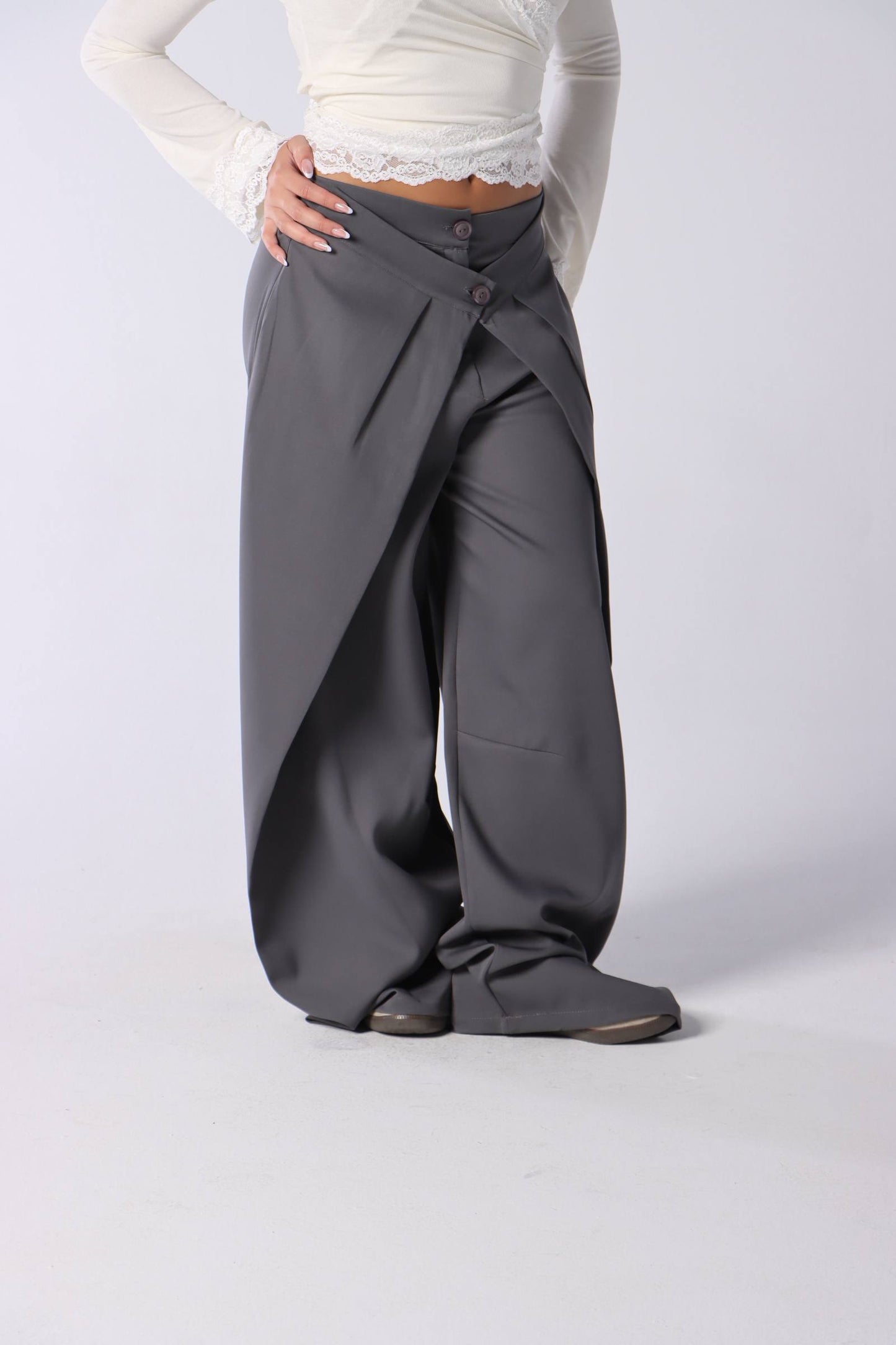 DOUBLE WAIST PANTS