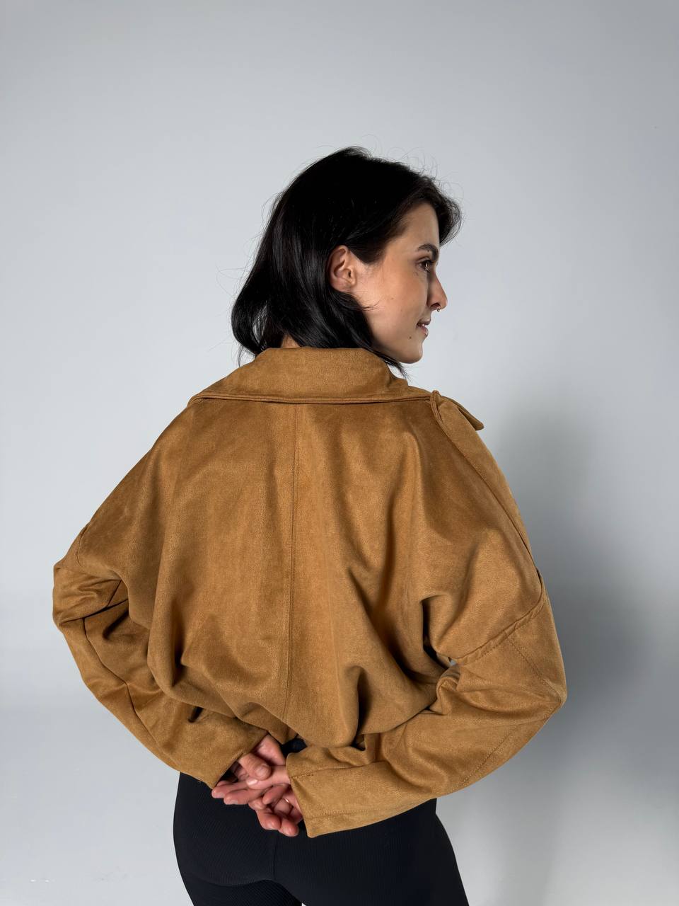 SUEDE BOMBER JACKET