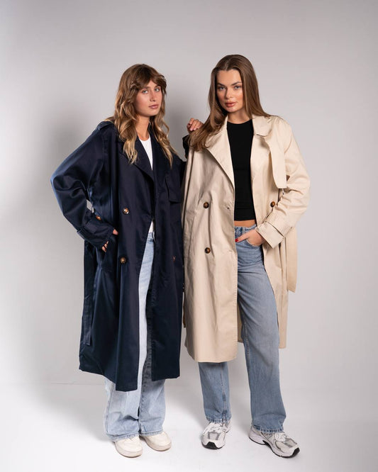 GABARDINE TRENCH COAT