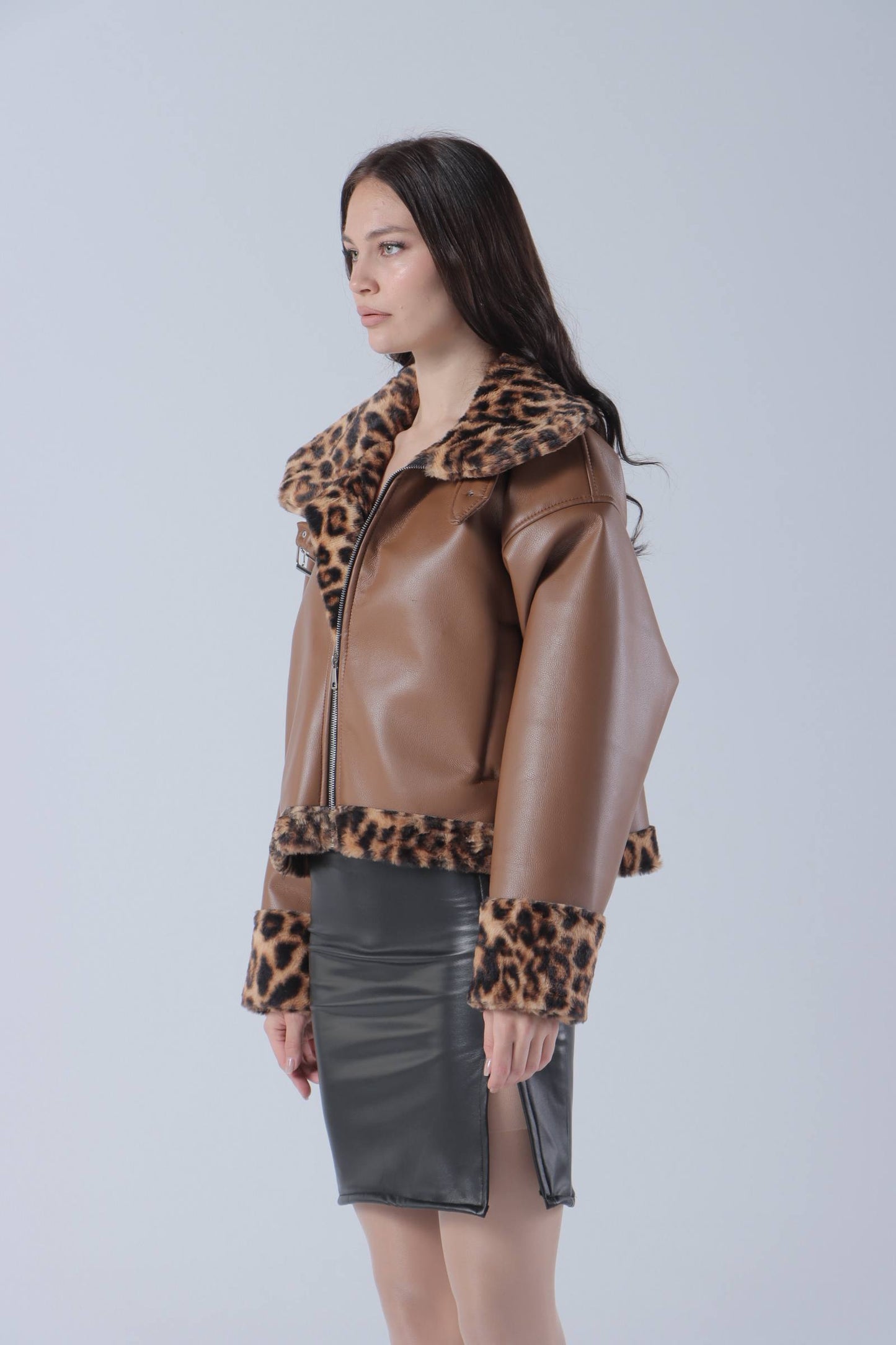 TIGER LEATHER JACKET