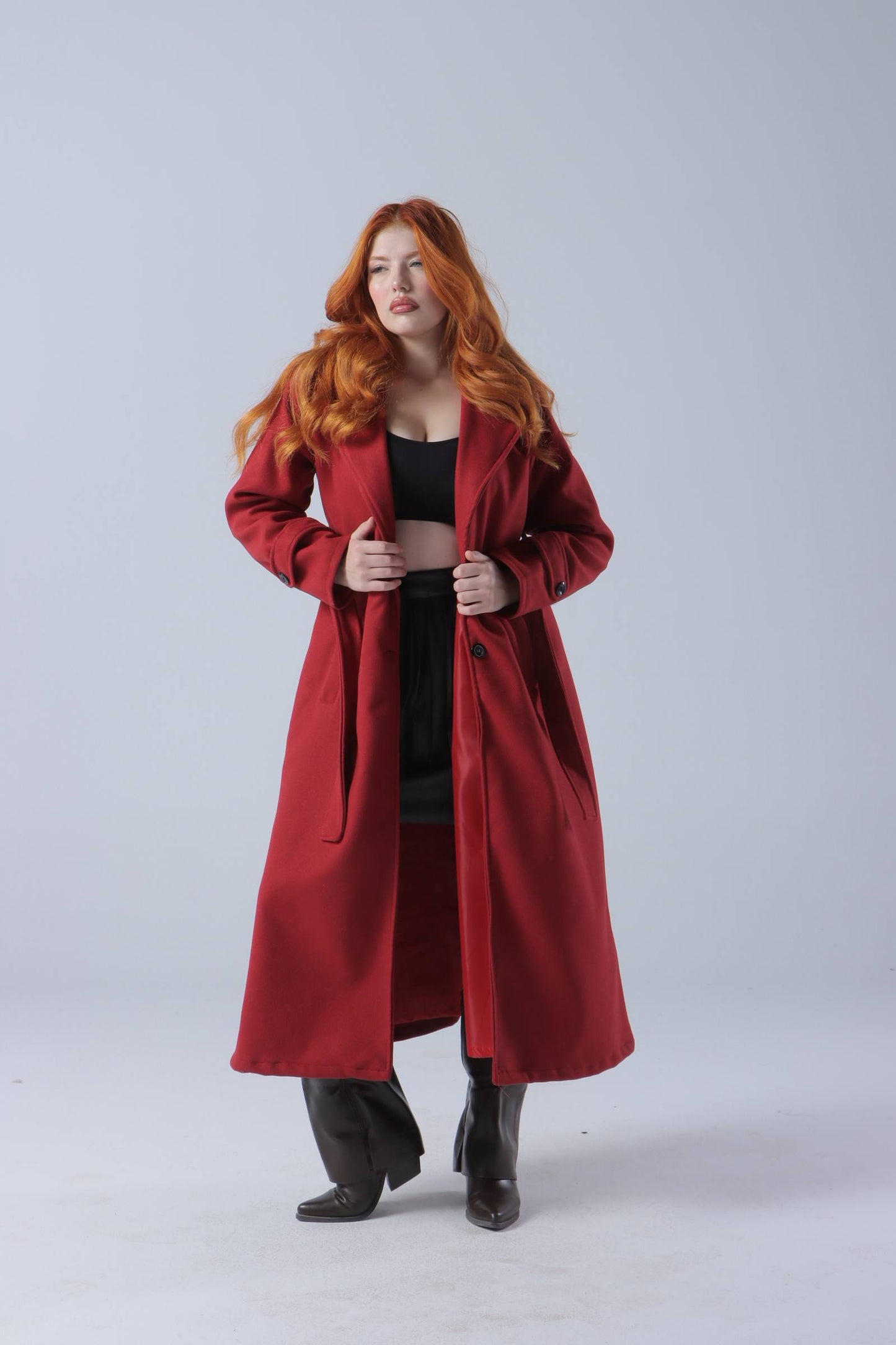 LONG WOOLEN COAT