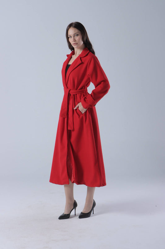 LONG WOOLEN COAT