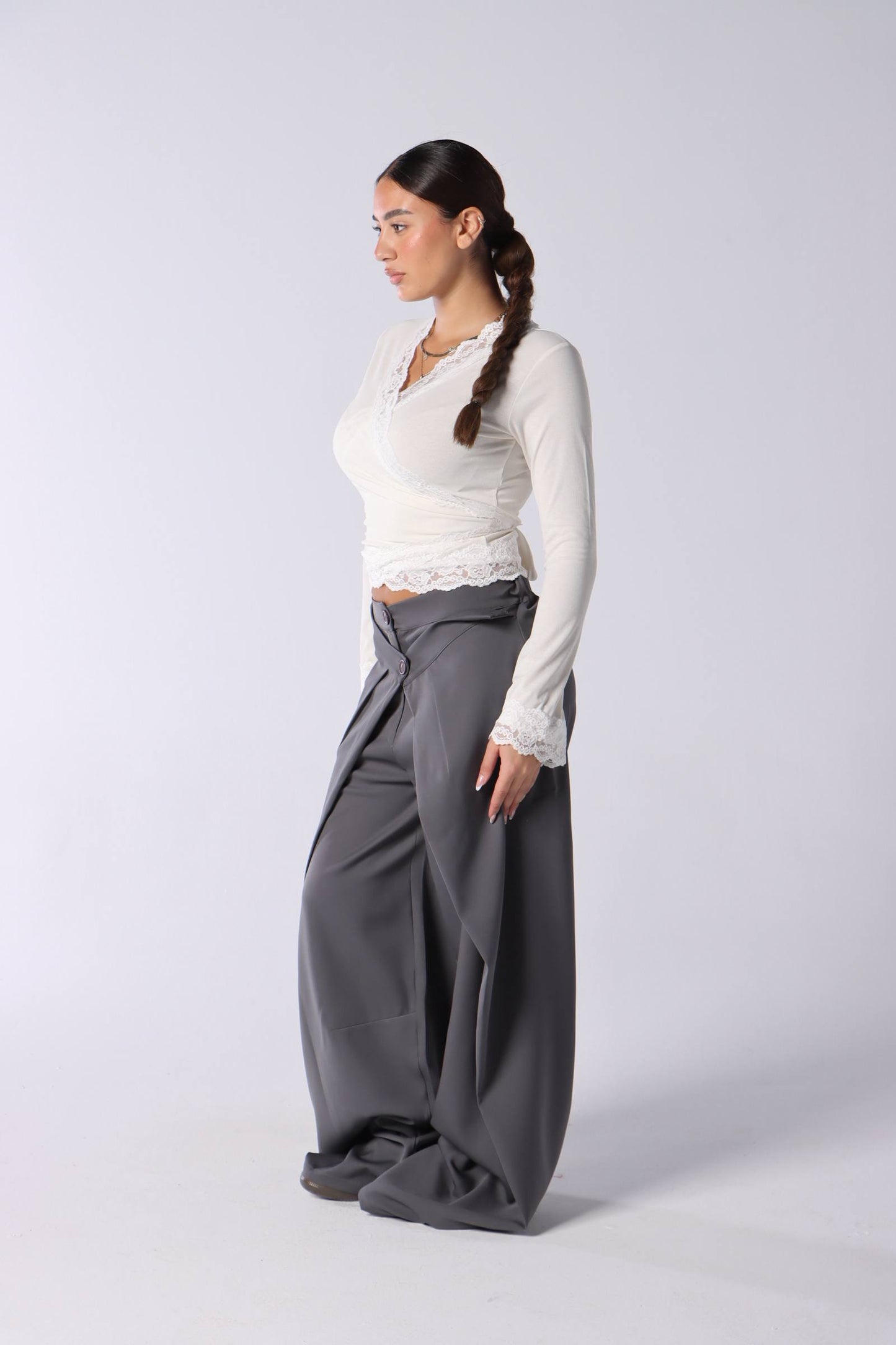 DOUBLE WAIST PANTS