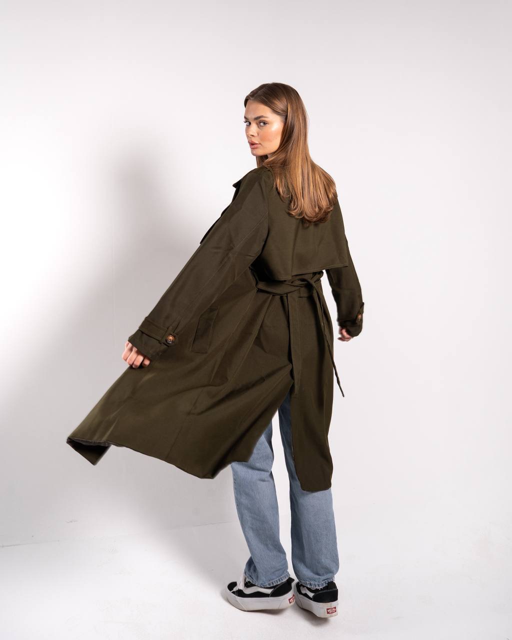 GABARDINE TRENCH COAT