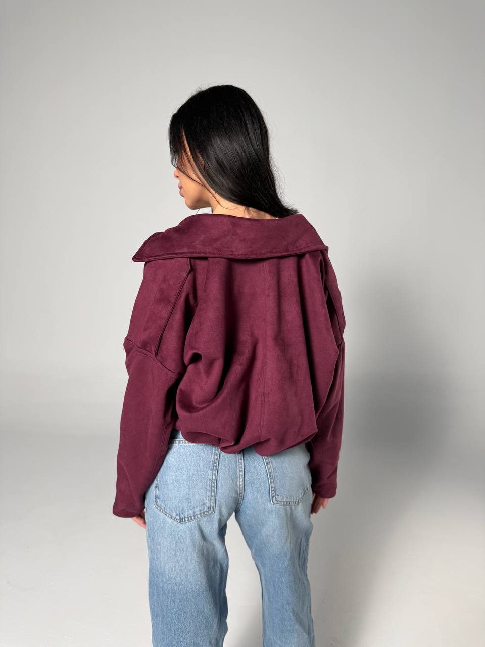 SUEDE BOMBER JACKET