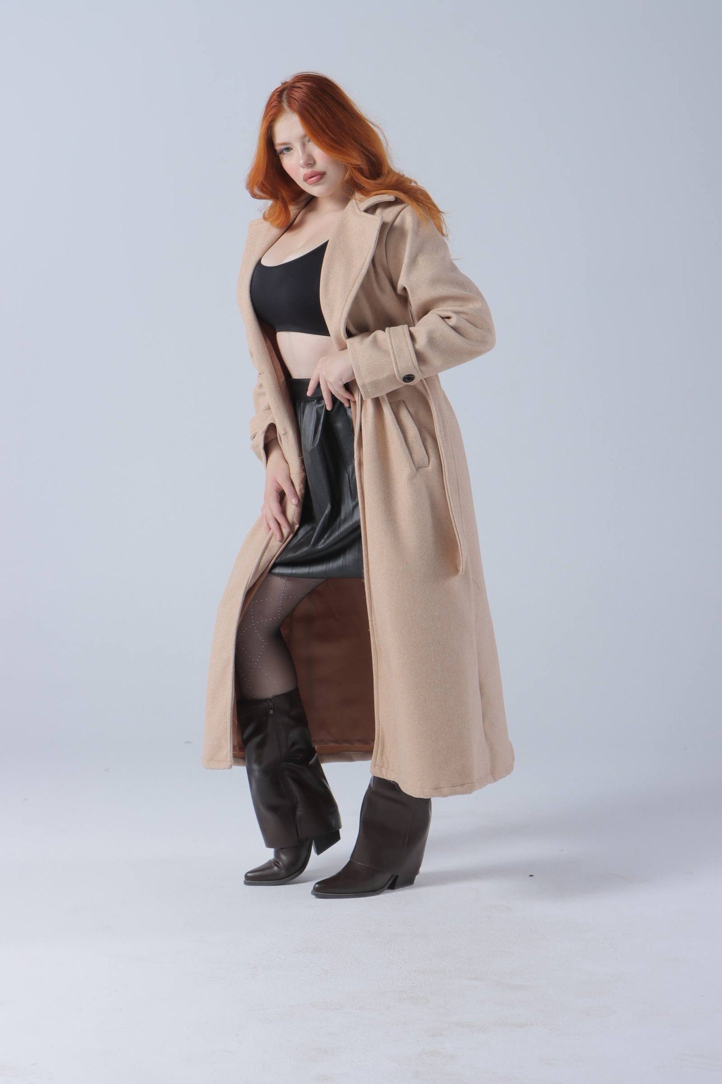 LONG WOOLEN COAT