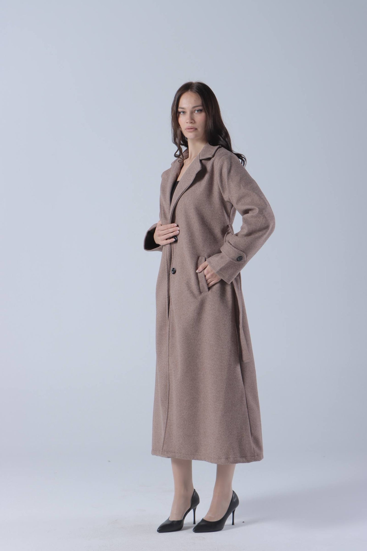 LONG WOOLEN COAT