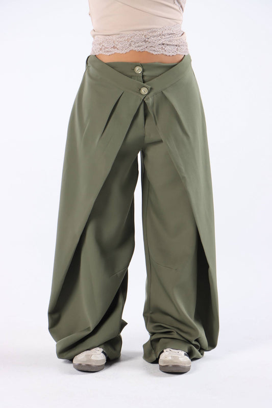 DOUBLE WAIST PANTS