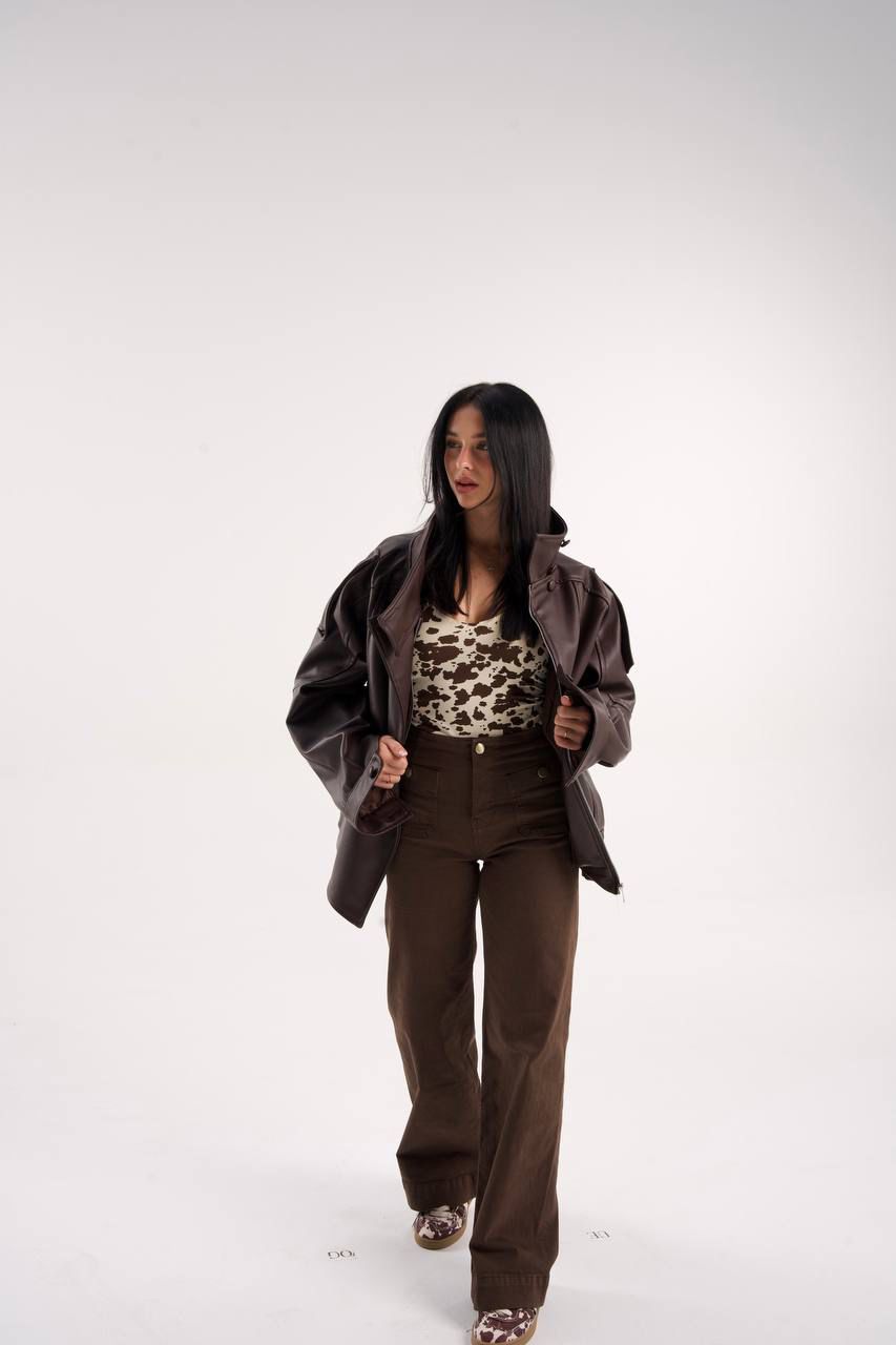 OVERSIZED LEATHER JACKET