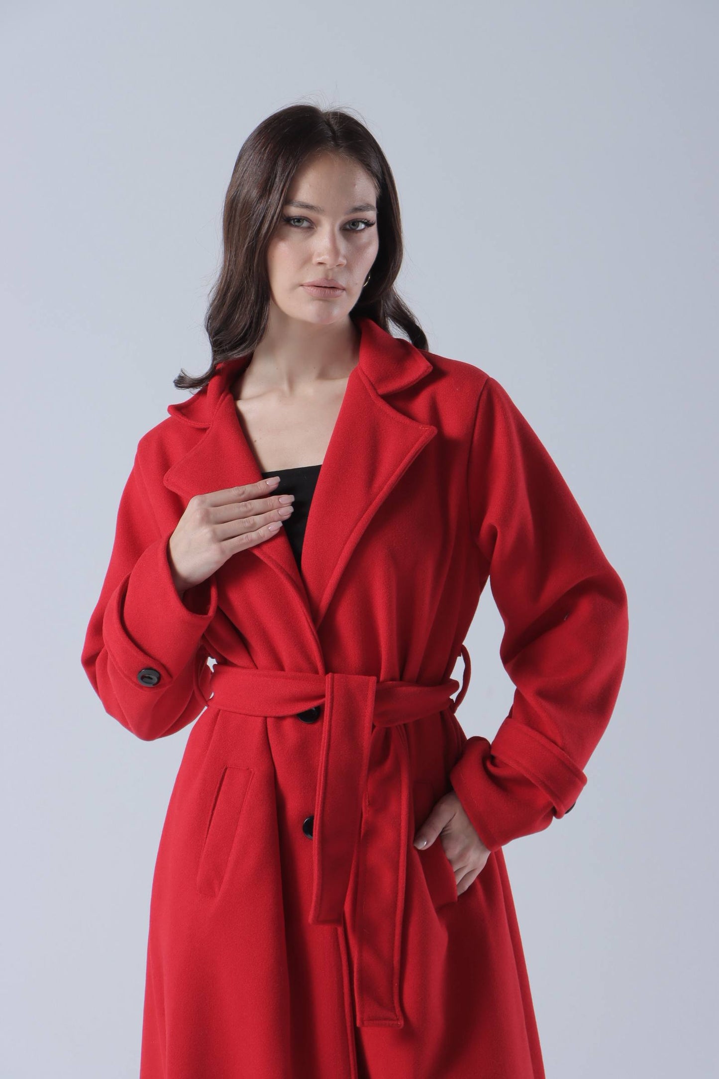 LONG WOOLEN COAT