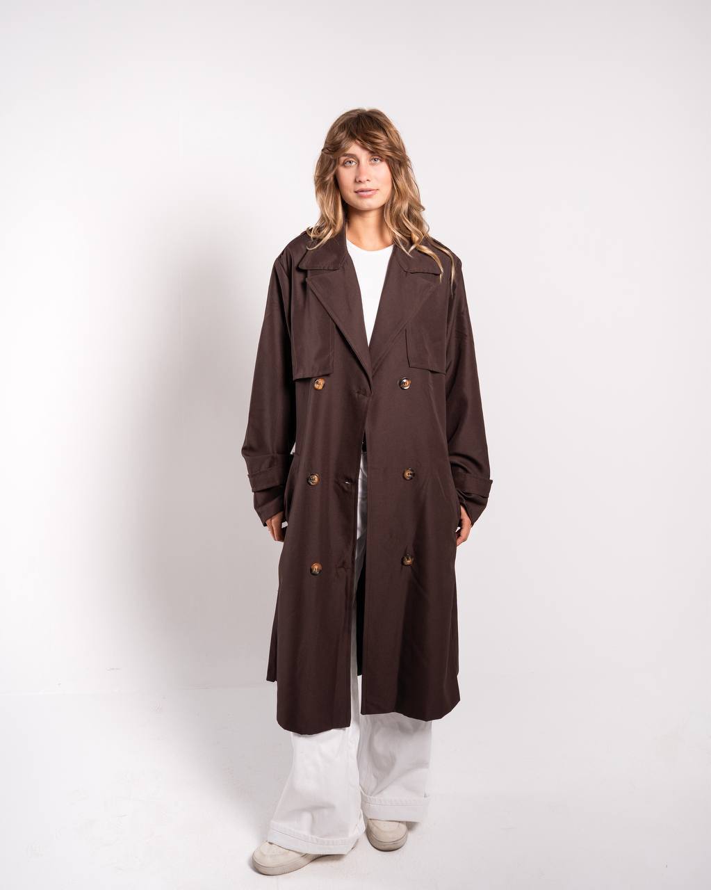 GABARDINE TRENCH COAT