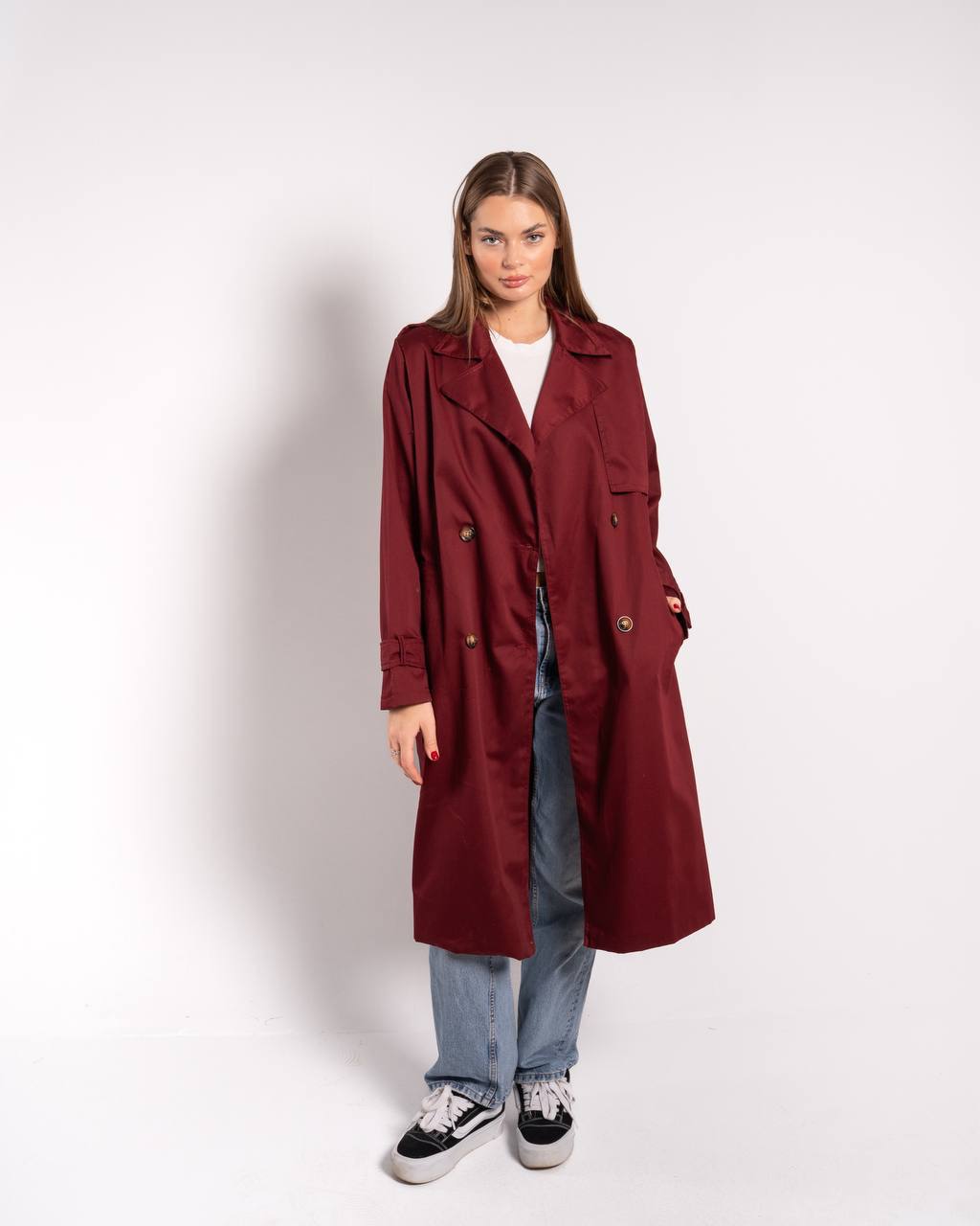 GABARDINE TRENCH COAT
