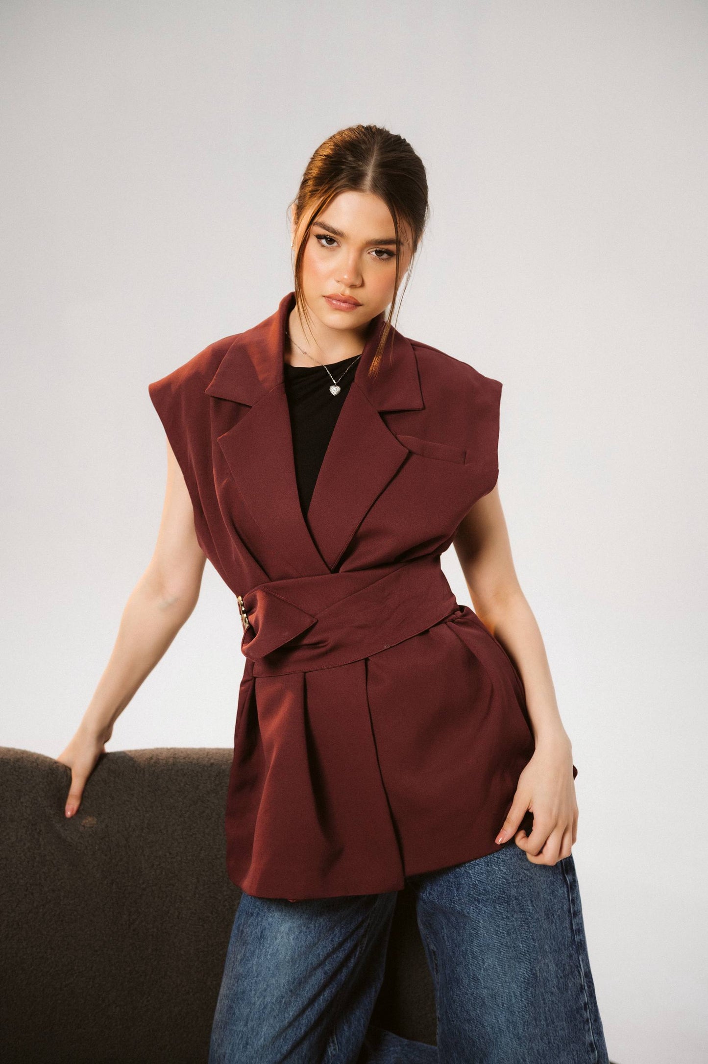 WRAPPED CUT BLAZER
